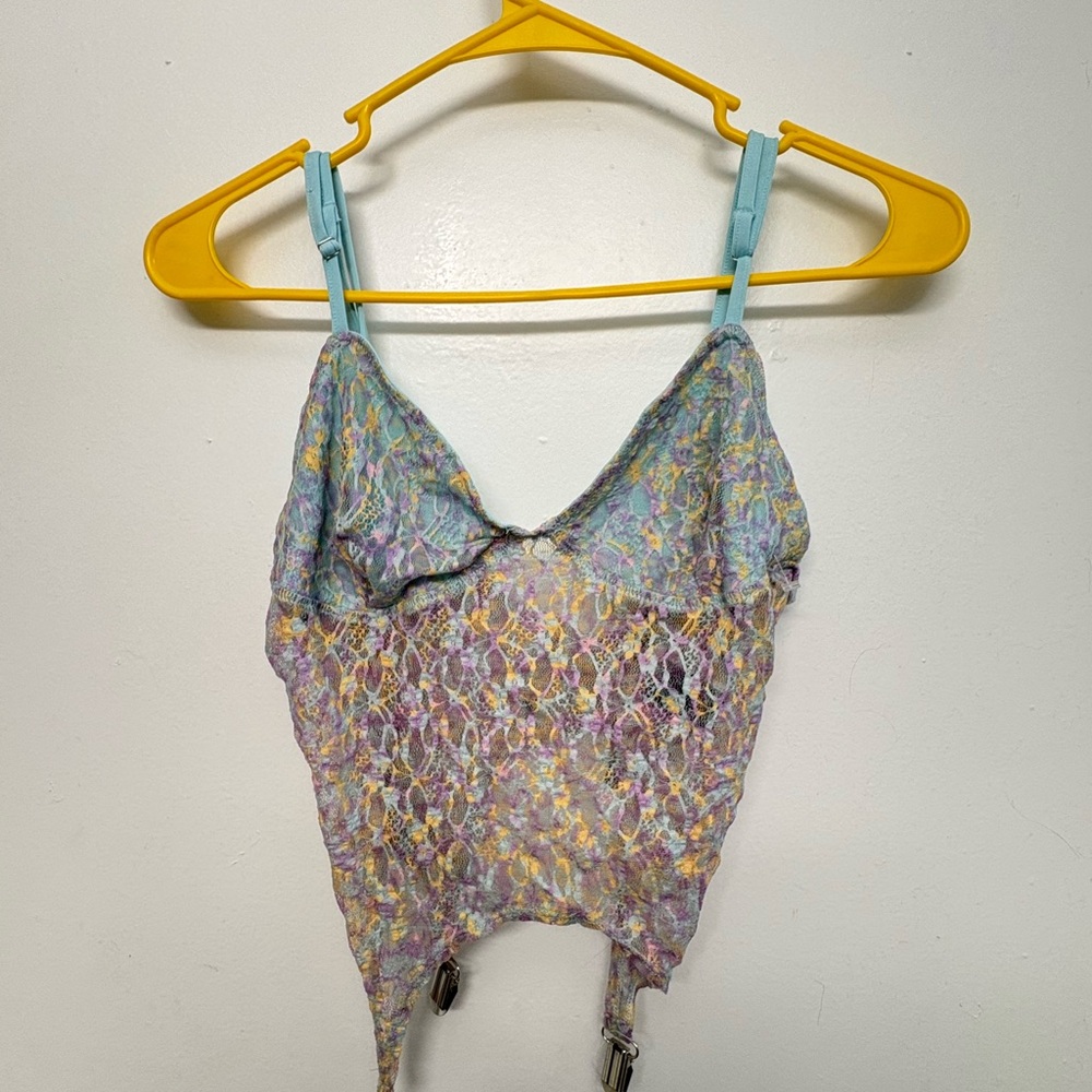Colorful Lace Camisole Top
